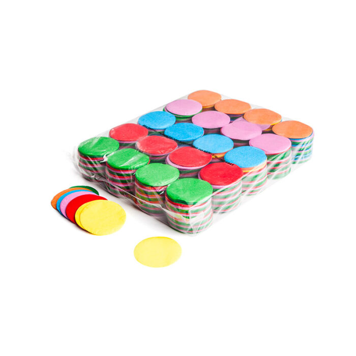 MagicFX - Slowfall confetti rounds Ø 55 mm - Multicolour